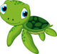 Cute Turtle Wall Decal