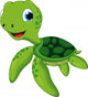 happy turtle cartoon Wall Decal