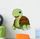 Cute Turtle Cartoon Wall Decal