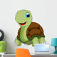Cute Turtle Cartoon Wall Decal