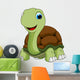 Cute Turtle Cartoon Wall Decal