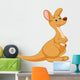 kangaroo cartoon Wall Decal