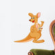 Mother kangaroo with her baby Wall Decal