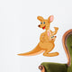 Mother kangaroo with her baby Wall Decal