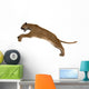 Leaping Puma Wall Decal
