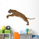 Leaping Puma Wall Decal