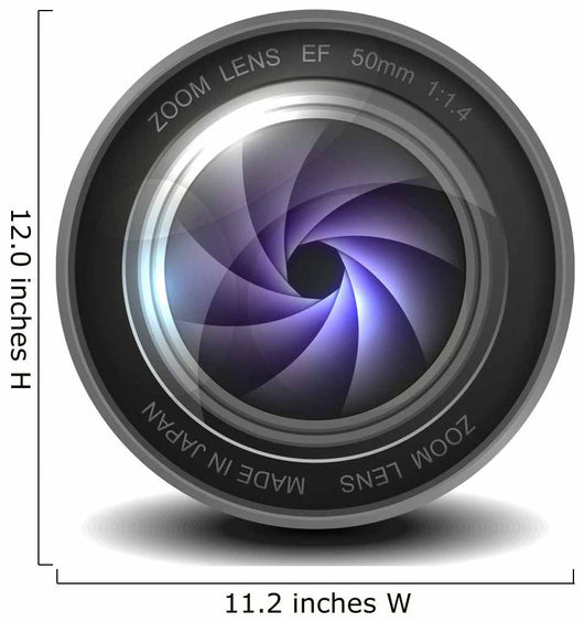 Camera photo lens with shutter. 