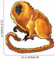 Golden Lion Tamarin Wall Decal