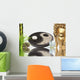 Zen Composition Buddha Yin Yang Bamboo Wall Mural