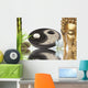 Zen Composition Buddha Yin Yang Bamboo Wall Mural