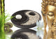Zen Composition Buddha Yin Yang Bamboo Wall Mural