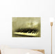 piano in grunge background Wall Mural