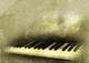 piano in grunge background Wall Mural