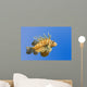 Lionfish on Blue Background Wall Mural