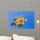 Lionfish on Blue Background Wall Mural