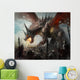 Dragon Hunt Wall Decal