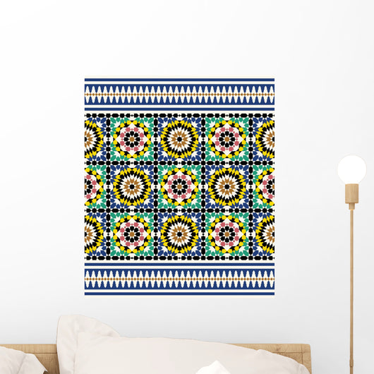 Berkane Seamless Border Four Wall Decal