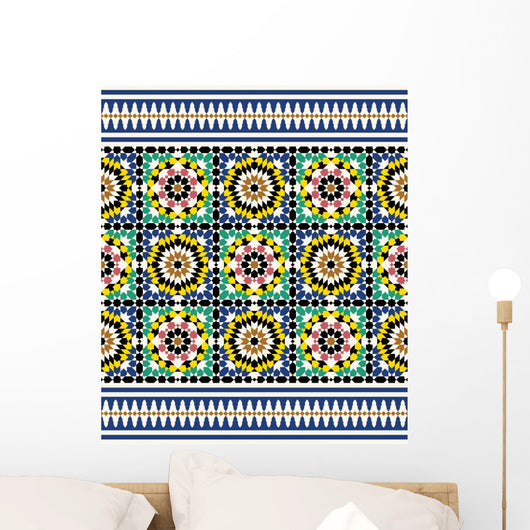 Berkane Seamless Border Four Wall Decal