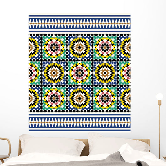Berkane Seamless Border Four Wall Decal