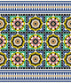 Berkane Seamless Border Four Wall Decal