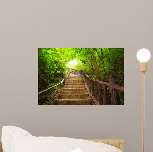 Stairway to forest, Kanchanburi,Thailand 