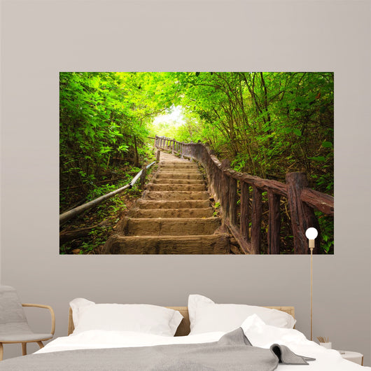 Stairway to forest, Kanchanburi,Thailand 