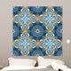 Seamless Pattern in Mosaic Ethnic Style. 