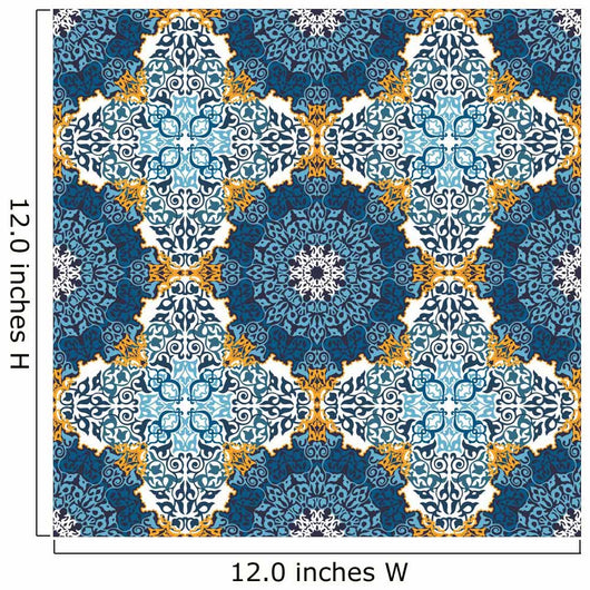 Seamless Pattern in Mosaic Ethnic Style. 