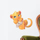 lion and hare Wall Decal