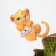 lion and hare Wall Decal