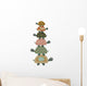 Cute Safari Turtles Wall Decal