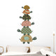 Cute Safari Turtles Wall Decal