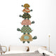 Cute Safari Turtles Wall Decal