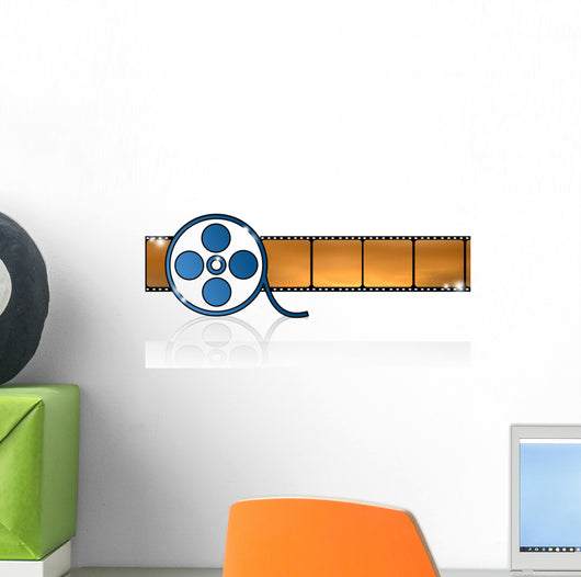 Film reel Wall Decal