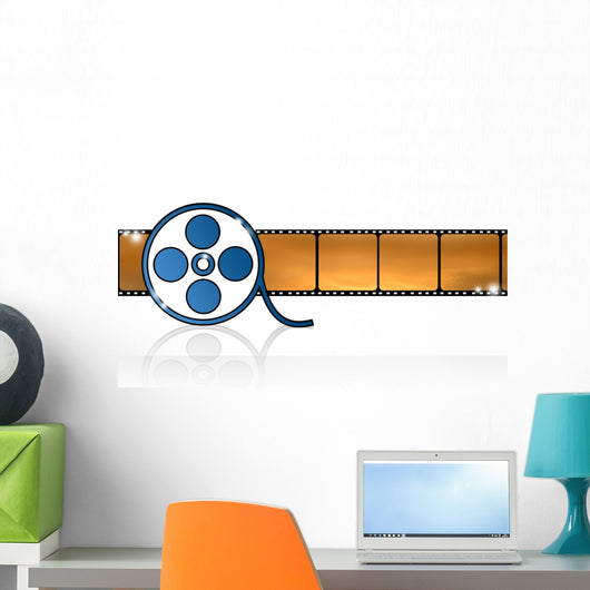 Film reel Wall Decal