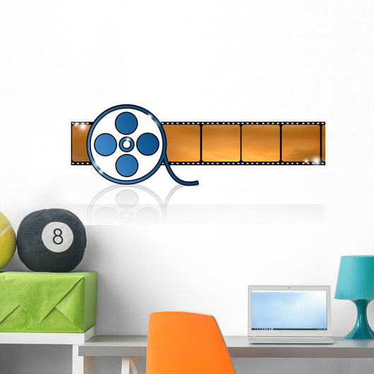 Film reel Wall Decal