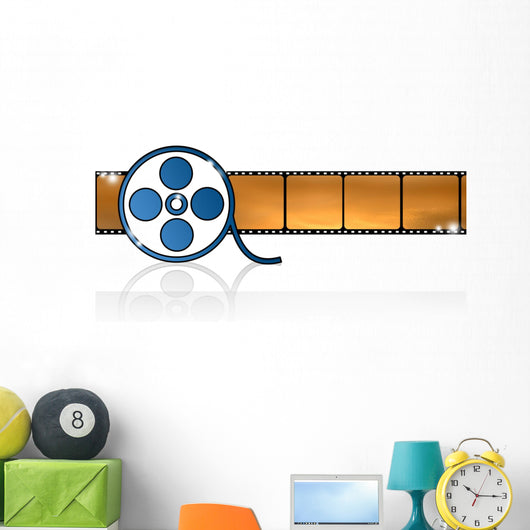 Film reel Wall Decal