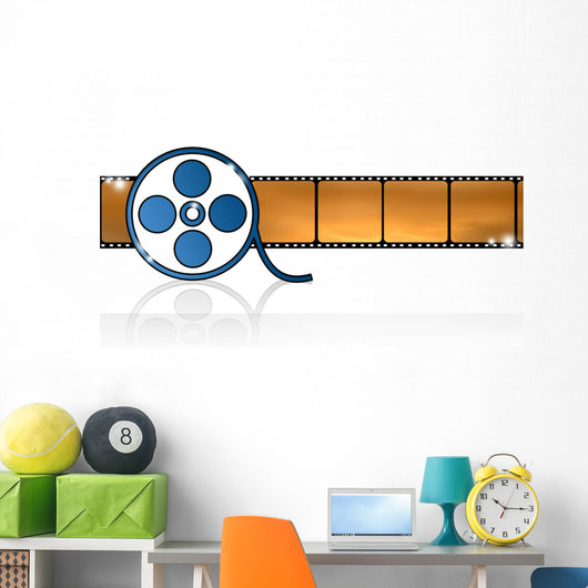 Film reel Wall Decal