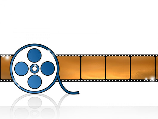 Film reel Wall Decal