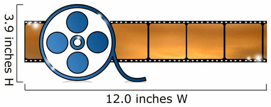 Film reel Wall Decal