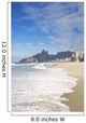 Rio de Janeiro Ipanema Beach Two Brothers Mountain Brazil 