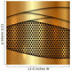 Vector metallic gold cell decorative background 