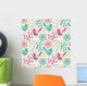 Seamless Floral Pattern Wall Decal Design 8