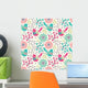 Seamless Floral Pattern Wall Decal Design 8