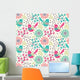 Seamless Floral Pattern Wall Decal Design 8