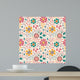 Seamless Floral Pattern Wall Decal Design 7