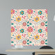 Seamless Floral Pattern Wall Decal Design 7