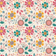 Seamless Floral Pattern Wall Decal Design 7