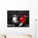 This is two motorcycles in the city. Wall Mural