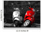 This is two motorcycles in the city. Wall Mural